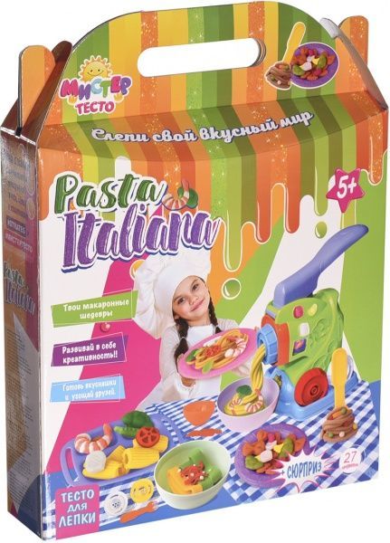 Набір для ліплення Strateg Містер тісто - паста Італія