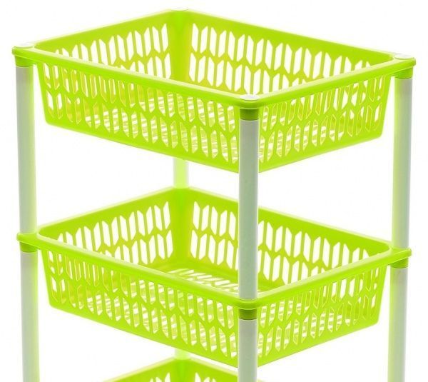 Этажерка пластиковая Heidrun 1564 Baskets 4 яруса 890x300x400 мм