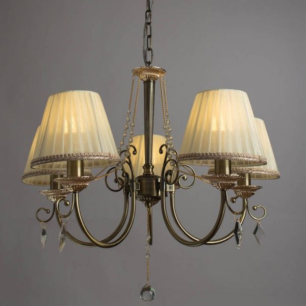 Люстра підвісна Arte Lamp VividoA6021LM-5AB 5x40 Вт E14 антична бронза 