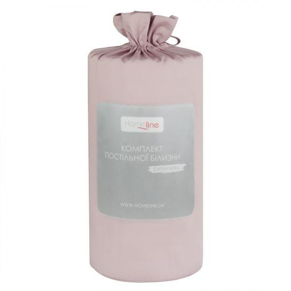 Комплект постільної білизни Люкс євро 155261 рожевий Home Line 