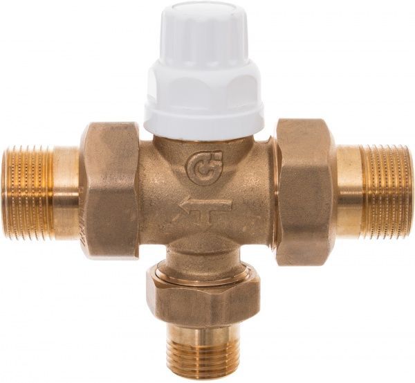 Трехходовой термостатический клапан Caleffi под термоголовку 3/4 677050