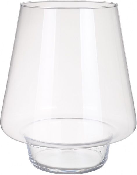 Ваза скляна прозора Модерна 37х32.3 см Wrzesniak Glassworks