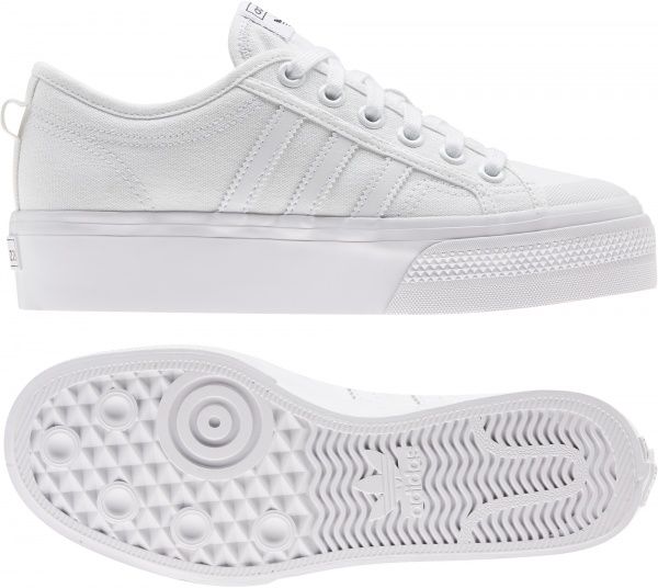 Кеди Adidas NIZZA PLATFORM W FV5322 р. UK 6 білий
