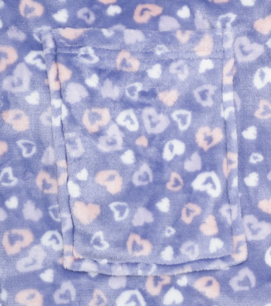 Халат жіночий La Nuit Сердечка р. XL синій 