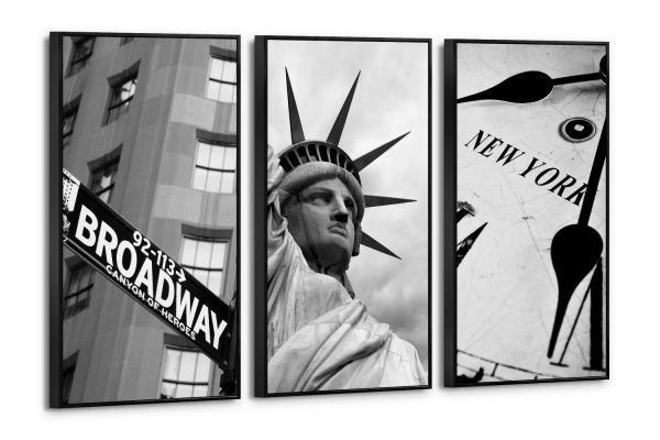 Картина модульная Нью-Йорк 80x120 см Юрис Проф Арт 