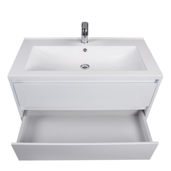 Тумба підвісна Мойдодир Marko 100 с умывальником Cosmopolitan 100