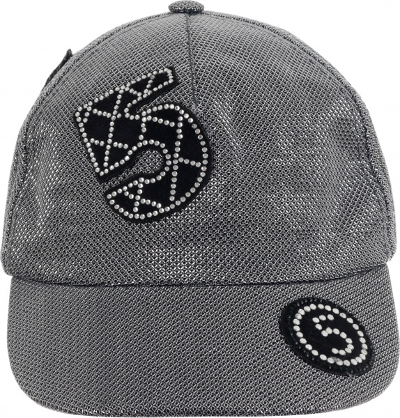 Кепка для девочек Pampona 21 L 19 р.54 серебряный 