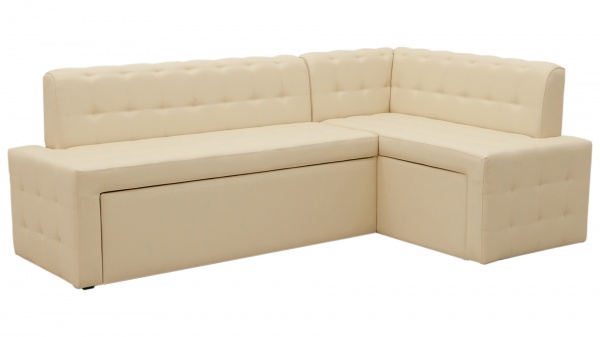 Уголок кухонный Кедр КАРАТ Г / светло-бежевый 