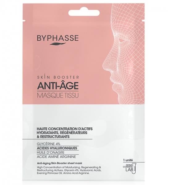 Маска тканевая для лица Byphasse антивозрастная бустер 18 мл