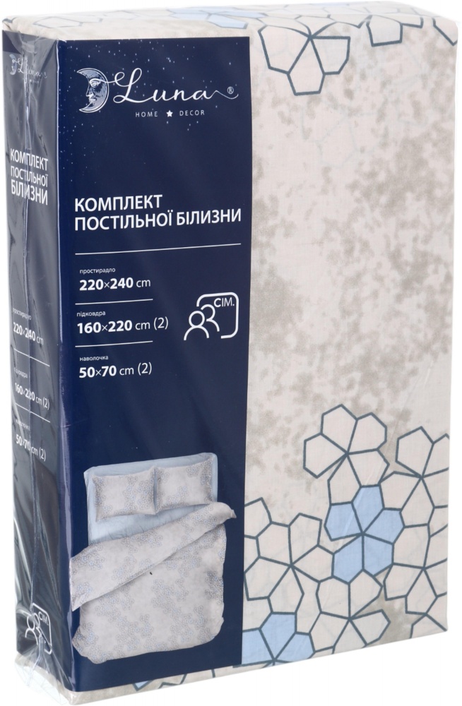 Комплект постельного белья семейный FORTUNE мультиколор