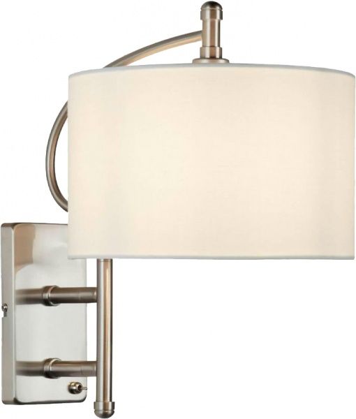 Бра Arte Lamp ADIGE A2999AP-1SS 1x40 Вт E14 белый 