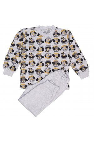 Піжама для дівчаток Татошка р.98 сірий 01202птц 