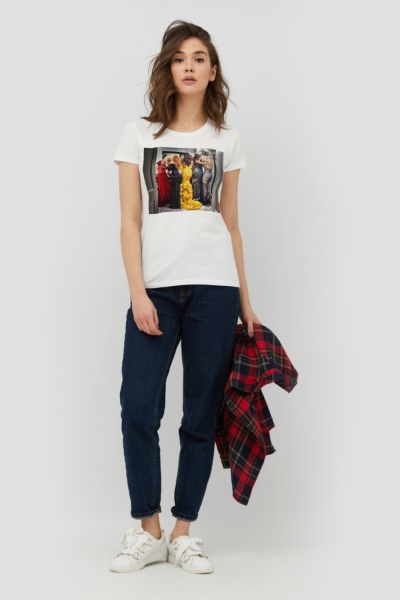 Футболка YAPPI WW1086 р.L білий