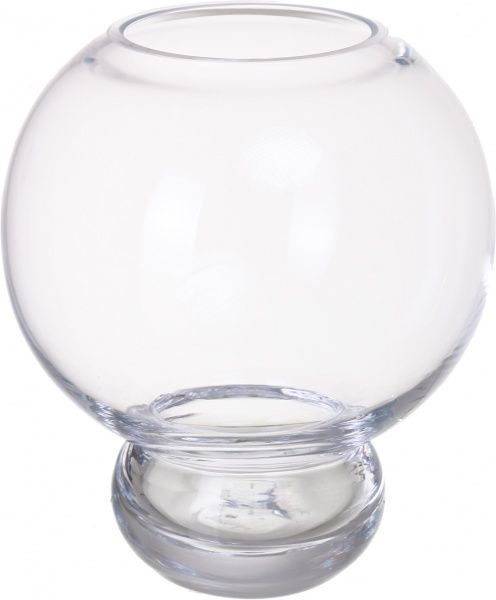 Ваза скляна прозора Бол d17 см Wrzesniak Glassworks