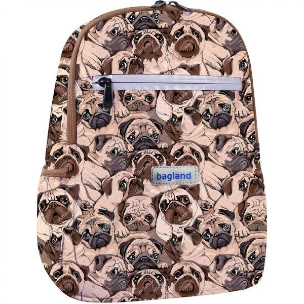 Рюкзак молодежный Bagland Young Мопс суб.981 (510664)