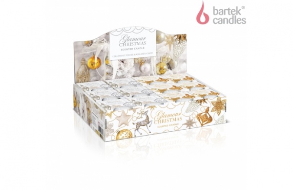 Свічка Гламурне Різдво Bartek Candles
