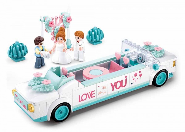 Конструктор Sluban M38-B0767 Girls Dreams Весілля у лімузині