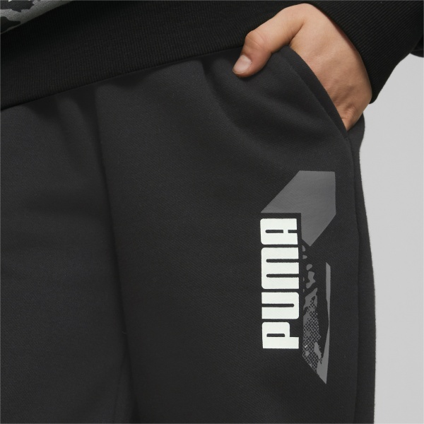 Штани Puma ALPHA SWEATPANTS FL B 67010801 р. 128 чорний
