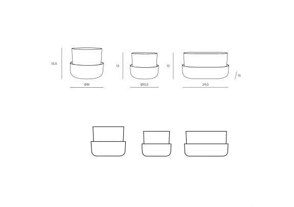 Вазон пластиковий Plastia з піддоном Tolita 19 см круглий 1,3 л бежевий (1707281940) 