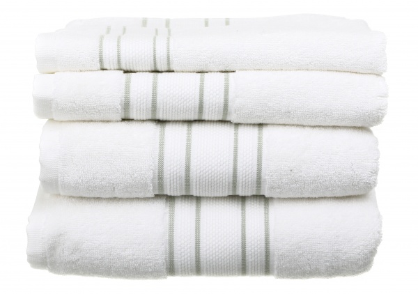 Полотенце Villa 100x150 см белый с зеленым Sous Dias 