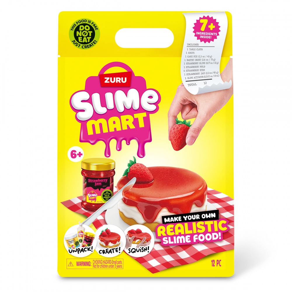 Ігровий набір Slime Mart Shopping Bag Полуничний чизкейк 15901A