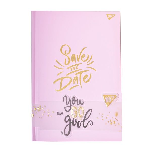 Блокнот-мотиватор Save the date серии You GO girl 14х21 см 151577 YES
