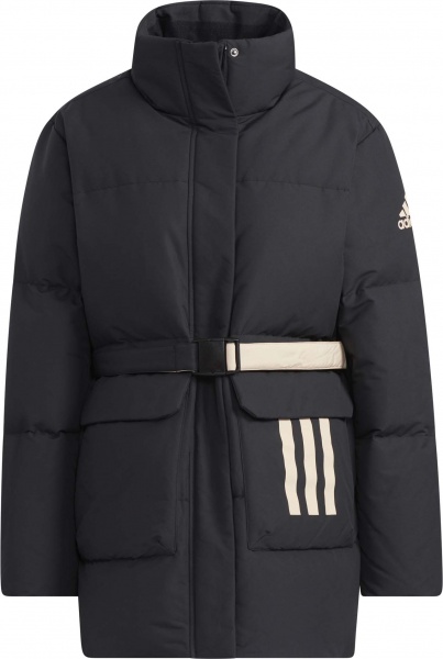 Пуховик Adidas W BELT DWN JKT H23066 р.36 чорний