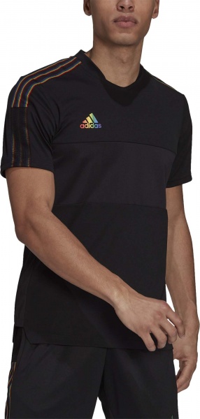 Футболка Adidas TIRO JSY PRIDE GS4721 р.2XL чорний