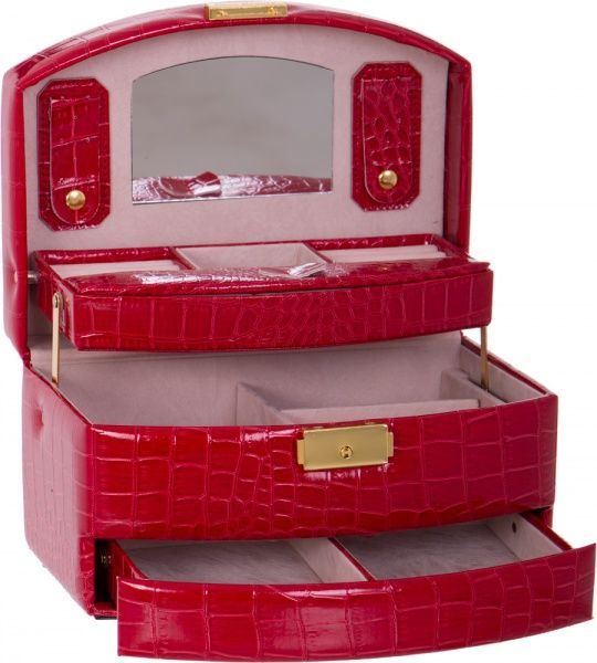 Шкатулка для украшений 431965 красная