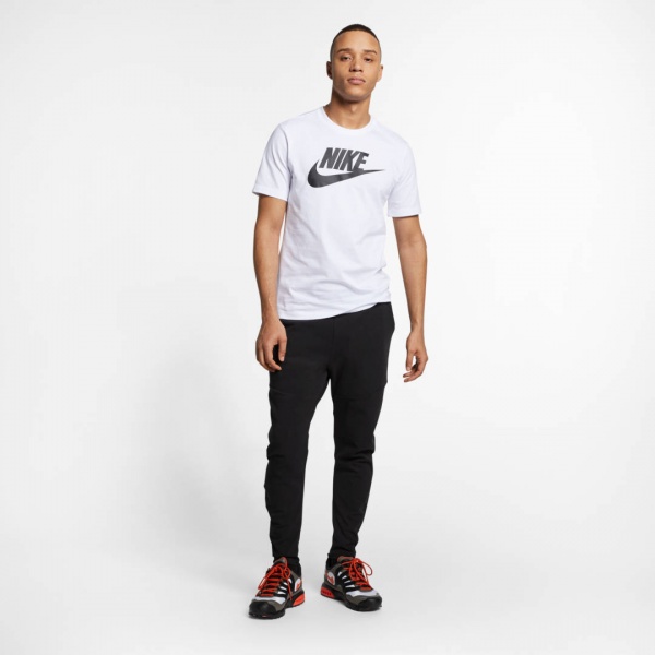 Футболка Nike M NSW TEE ICON FUTURA AR5004-101 р.L белый