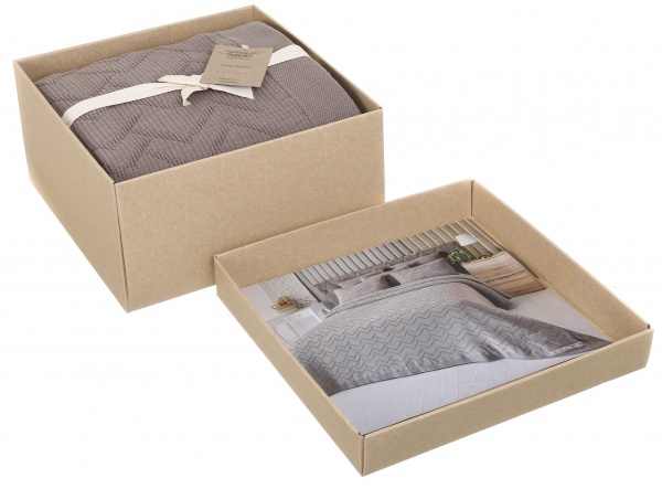 Покрывало Fatima 230x270 см Antonio Pereira коричневый 