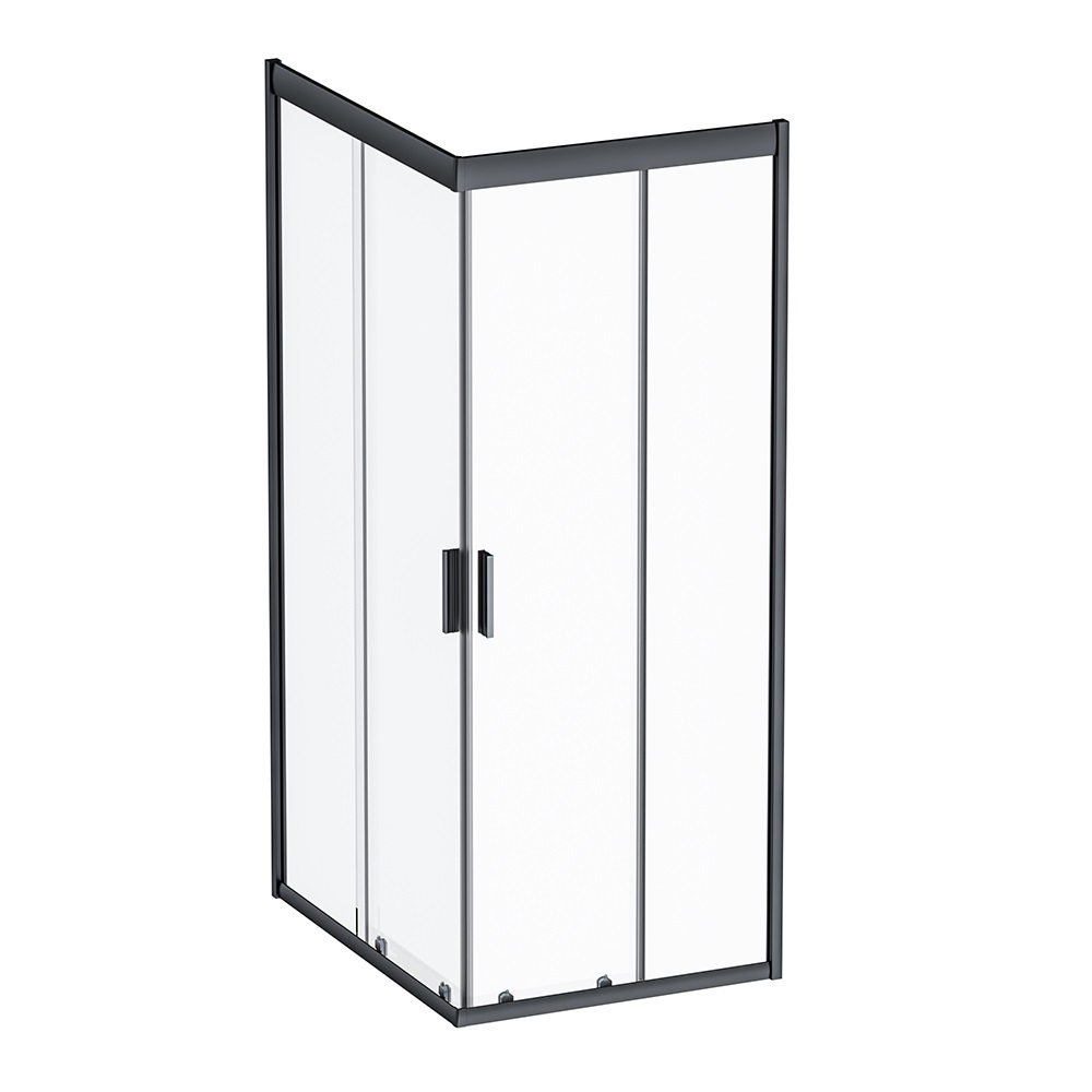 Ограждение душевое AM.PM W90UG-404-100280-BT Gem twin slide 190x100х80 см без поддона