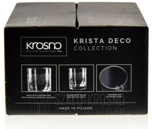 Набор стаканов низких Krosno KRISTA DECO 300 мл 6 шт.