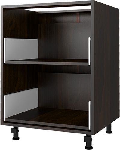 Тумба нижня з метабоксом 600x820x522 мм горіх темний 