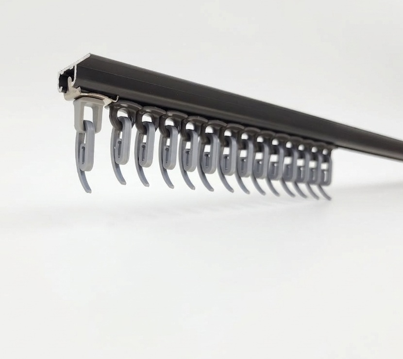 Карниз Karniz plus AL-1 одинарный укомплектованный 350 см графит 1 шт.