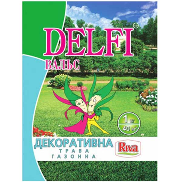 Трава газонна Delfi декоративна 1 кг