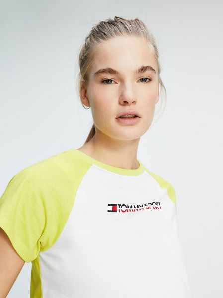Футболка Tommy Hilfiger Бавовна MIX TOP LOGO S10S100504-LRE XS лайм