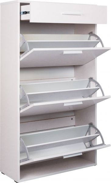 Тумба для обуви Nowy Styl GALA 4Ш 280x700x1284 мм / белый 