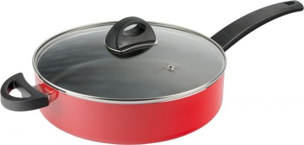 Сотейник с крышкой Eclipse 26 см красный 3700086 BergHOFF