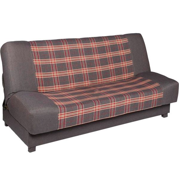 Диван Берегиня Кантри 1920х970х970 мм серый в клеточку