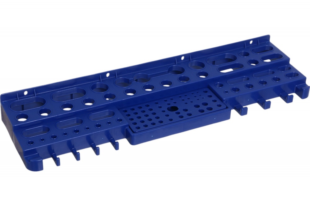 Полка для инструментов со вкладкой 540х150х55 мм синяя Алеана ALEANA-PRO