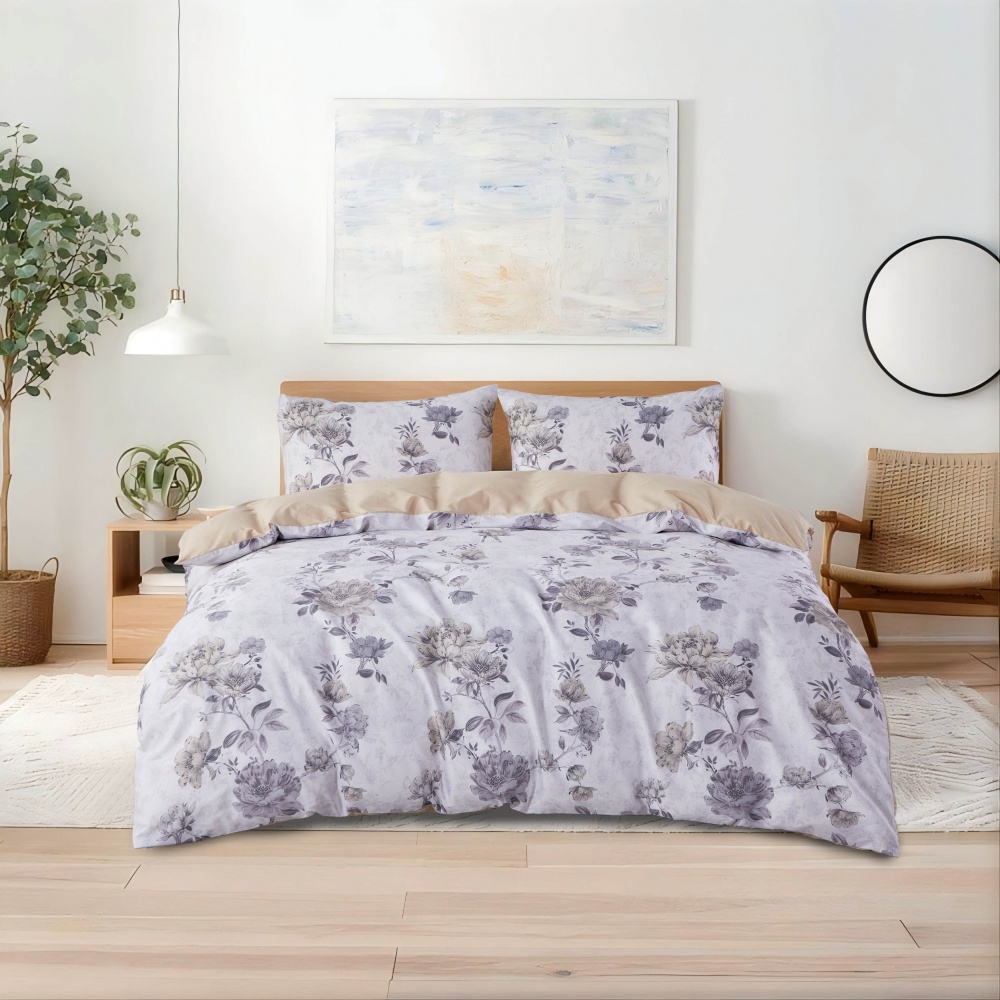 Комплект постільної білизни Vienne 1,5 фіолетовий La Nuit