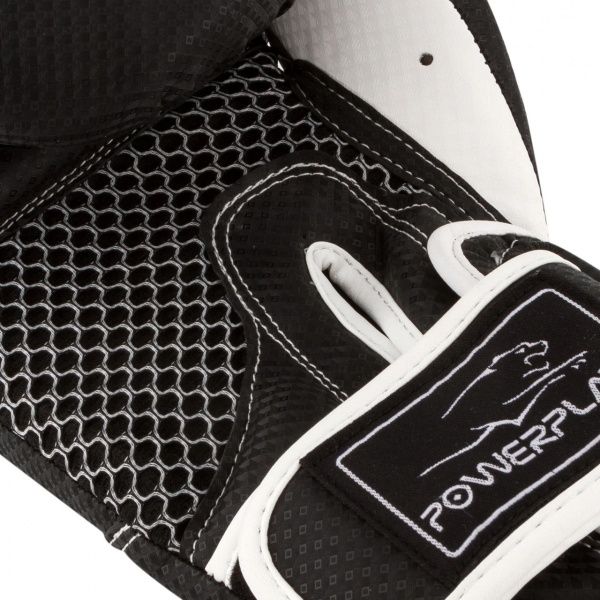 Боксерські рукавиці PowerPlay р. 10 10oz PP_3011 чорний із білим
