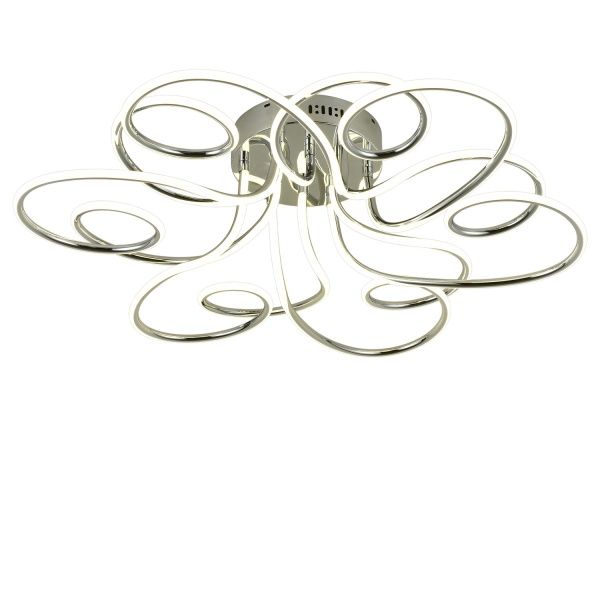 Люстра світлодіодна Victoria Lighting з пультом д/к 290 Вт хром Mimosa/PL6 chrome 