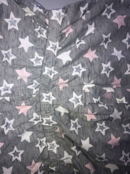 Комбинезон Luna Kids Stars р.134 серый с розовым №0025/16055 