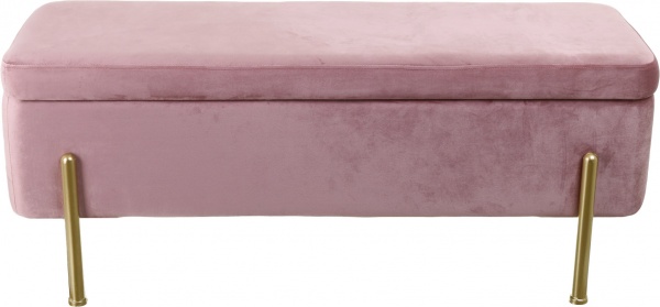 Скриня-пуф для зберігання Christophe пудровий 120х38х42 см 