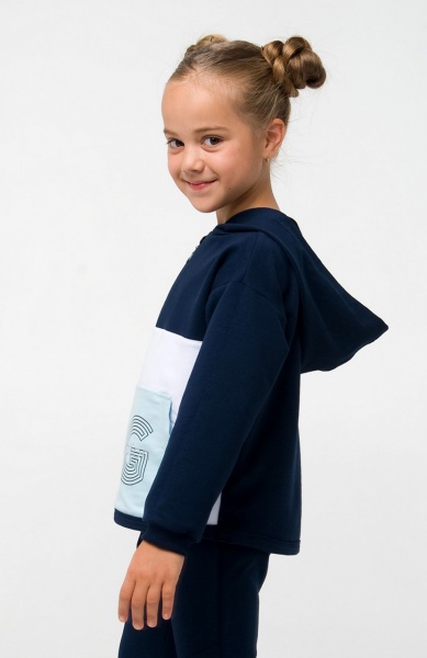 Комплект для девочек Smil 117286 р.128 темно-синий 