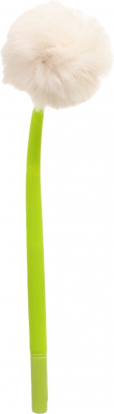 Ручка гелевая Одуванчик белая 