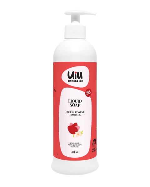 Мыло жидкое UIU Роза & Цветы жасмина 300 мл