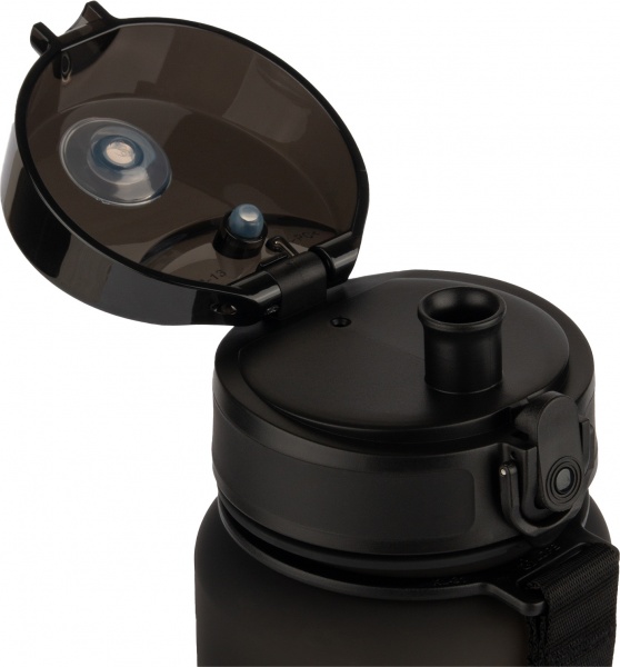 Пляшка для води Colorful Frosted-Tritan 1,5 л чорна 3056 Uzspace